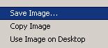 The right-click dialog entry to save images